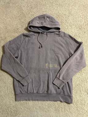 Alicia Keys 2022 The World Tour Official Merchandise Acid Wash Hoodie XL